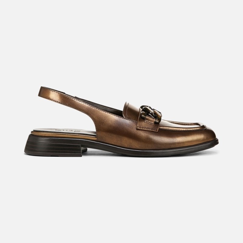 Naturalizer Frances Slingback Loafer Womens Brown Slingbacks YV95-8435N6