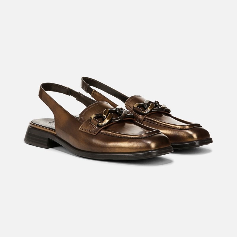 Naturalizer Frances Slingback Loafer Womens Brown Slingbacks YV95-8435N6