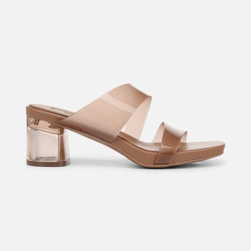 Naturalizer Illuminate Heel Sandal Womens Brown Heeled Sandals MA10-1720C2