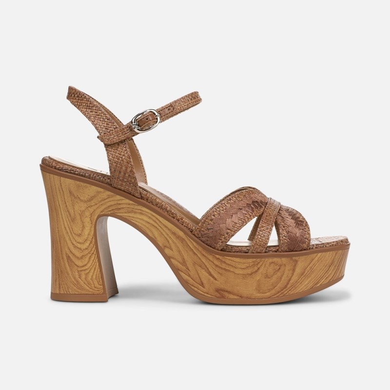 Naturalizer Katalina Platform Sandal Womens Brown Platform Sandals AU00-8760Q5