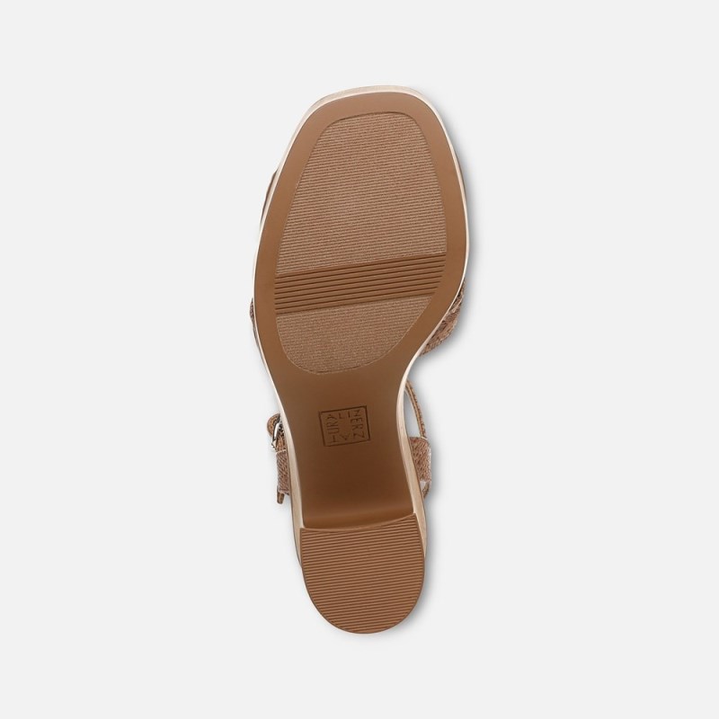 Naturalizer Katalina Platform Sandal Womens Brown Platform Sandals AU00-8760Q5