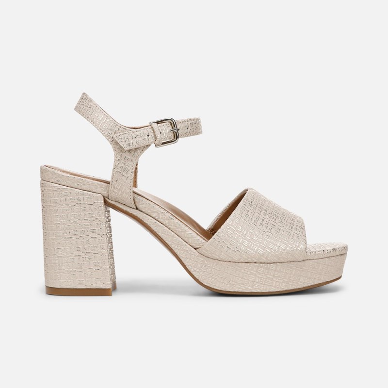 Naturalizer Lilly Sandal Womens Brown Block Heels YG53-9213T8