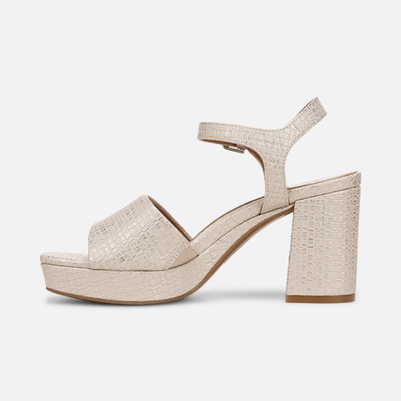 Naturalizer Lilly Sandal Womens Brown Block Heels YG53-9213T8