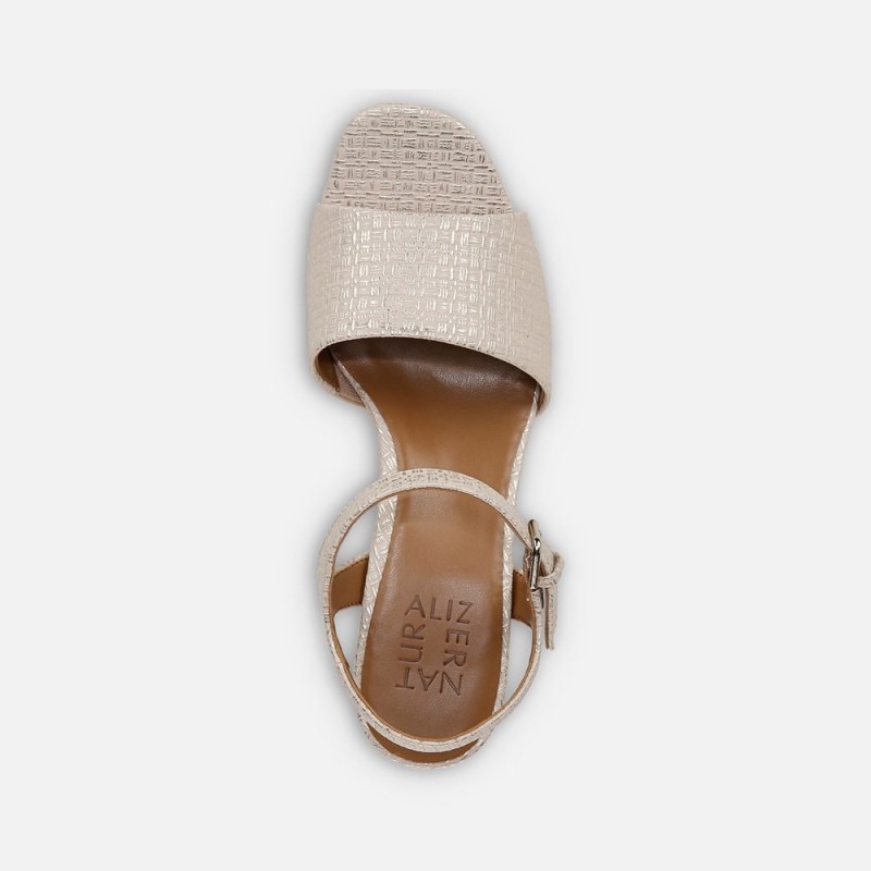 Naturalizer Lilly Sandal Womens Brown Block Heels YG53-9213T8