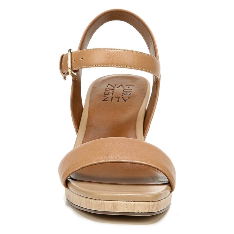 Naturalizer Rose Dress Sandal Womens Brown Heeled Sandals NF93-0273Y6