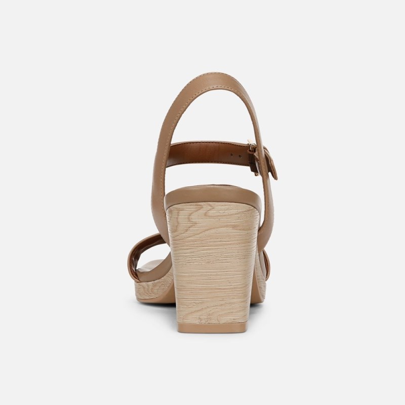 Naturalizer Rose Dress Sandal Womens Brown Heeled Sandals NF93-0273Y6