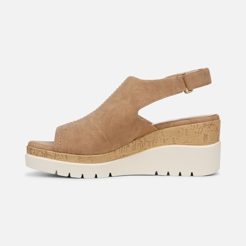 Naturalizer SOUL Giselle Wedge Sandal Womens Brown Wedge Sandals LC09-1589S8