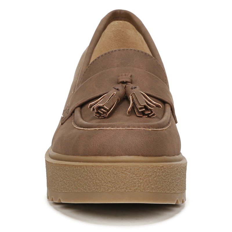 Naturalizer SOUL Josie Lug Loafer Womens Brown Loafers PD53-1053H8