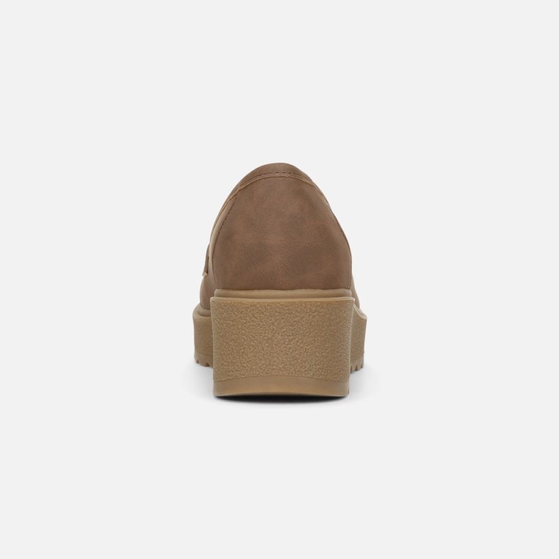 Naturalizer SOUL Josie Lug Loafer Womens Brown Loafers PD53-1053H8