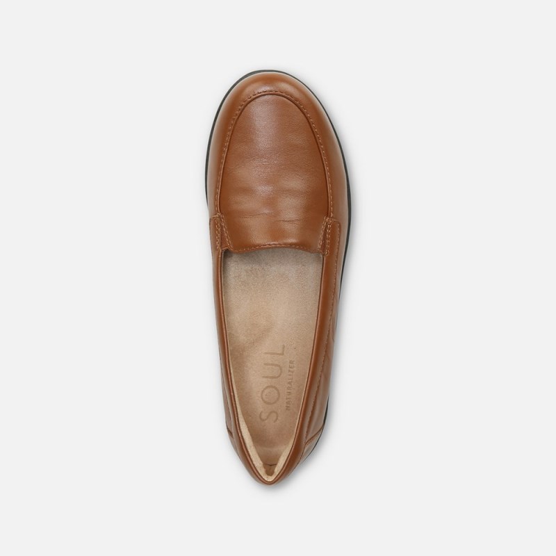 Naturalizer SOUL Kacy Flat Womens Brown Loafers DZ66-9486V0