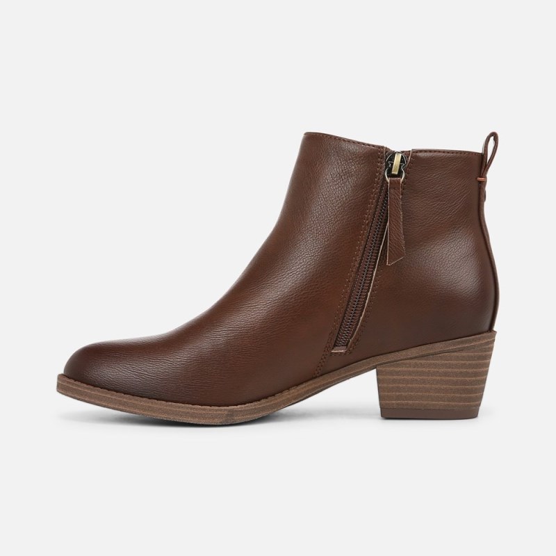 Naturalizer Zaylee Bootie Womens Brown Booties BU16-2716N7