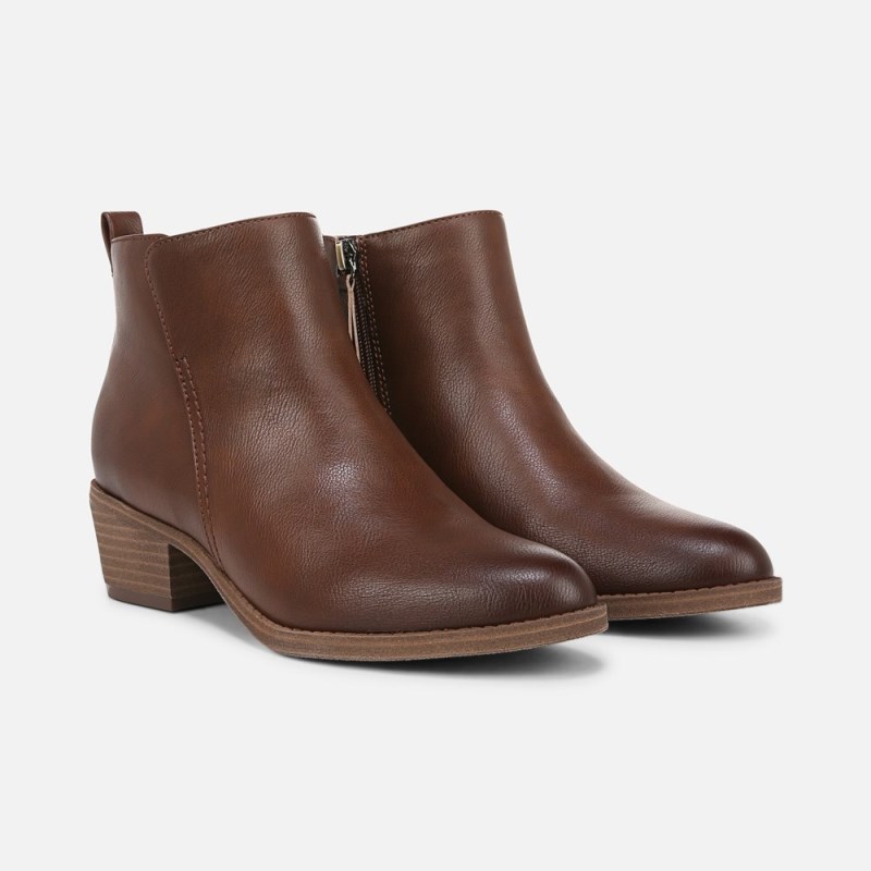 Naturalizer Zaylee Bootie Womens Brown Booties BU16-2716N7
