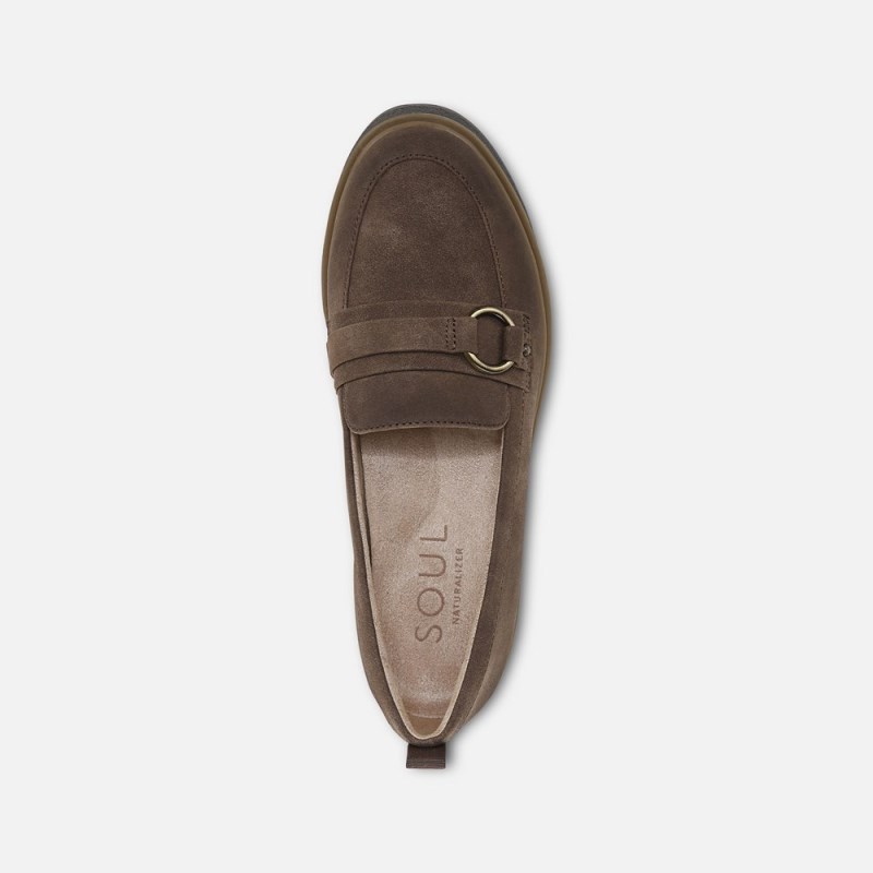 Naturalizer SOUL Joyla Loafer Womens Chocolate Loafers PF53-4673Y2