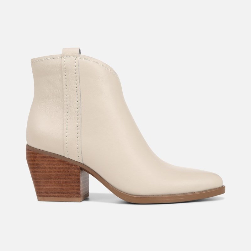 Naturalizer Fairmont Bootie Womens Cream Booties OK39-2489A6