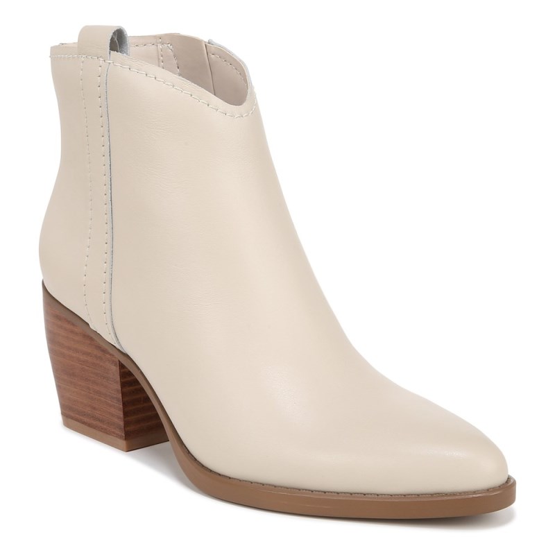 Naturalizer Fairmont Bootie Womens Cream Booties OK39-2489A6