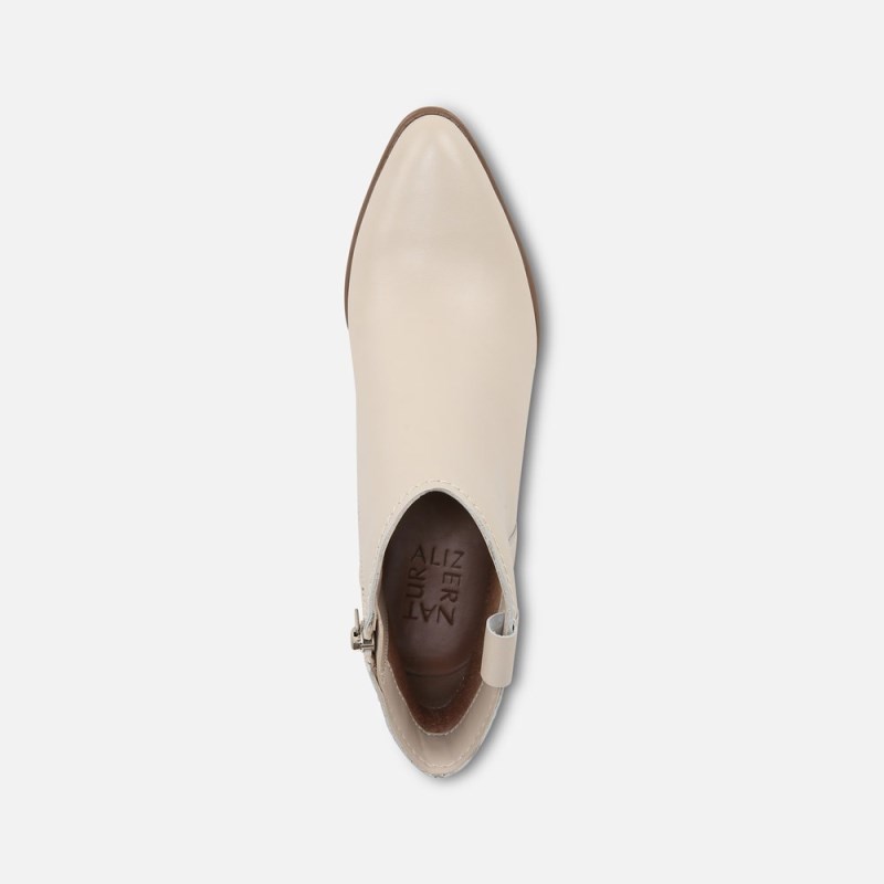 Naturalizer Fairmont Bootie Womens Cream Booties OK39-2489A6