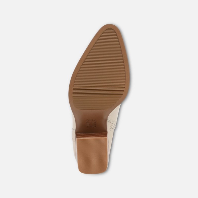 Naturalizer Fairmont Bootie Womens Cream Booties OK39-2489A6