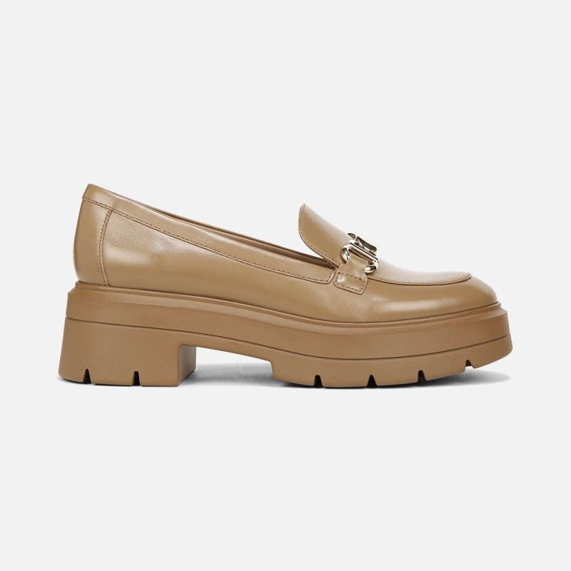 Naturalizer Nina Lug Loafer Womens Dark Brown Loafers AT24-3264S7