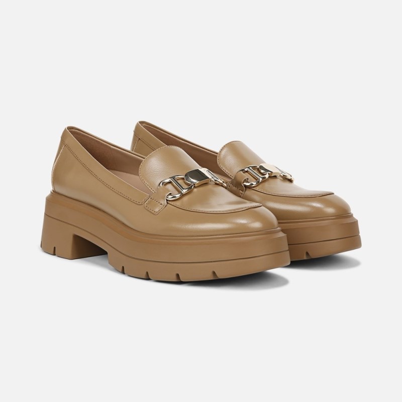 Naturalizer Nina Lug Loafer Womens Dark Brown Loafers AT24-3264S7