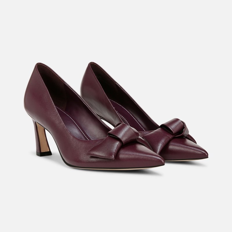 Naturalizer 27 EDIT Emery Bow Pump Womens Deep Purple Pumps OI95-5925J5