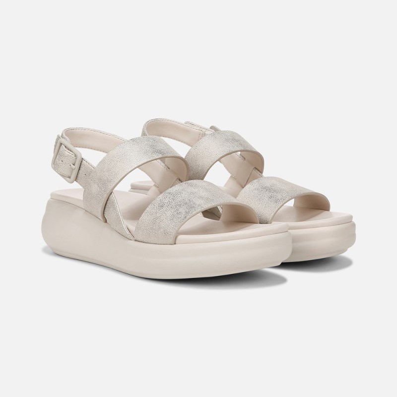 Naturalizer Coast Wedge Sandal Womens Gold Platform Sandals JH15-1815G4