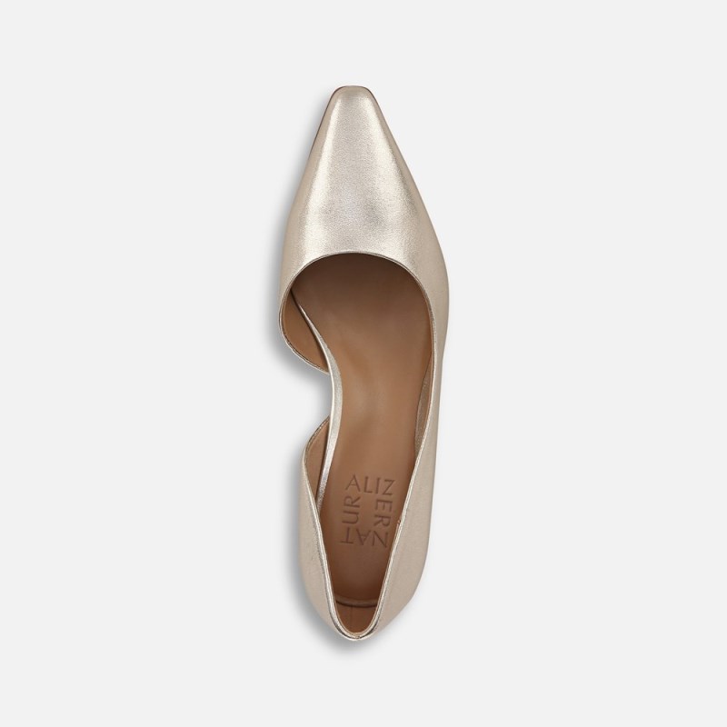Naturalizer Dalary Pump Womens Gold Pumps FZ56-1636A7