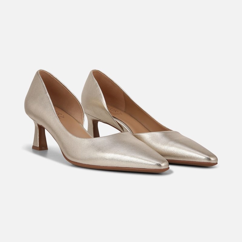 Naturalizer Dalary Pump Womens Gold Pumps FZ56-1636A7