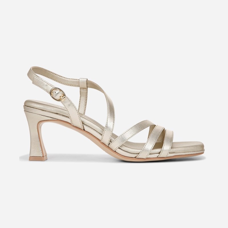 Naturalizer Galaxy Dress Sandal Womens Gold Heeled Sandals PG56-3386Z3