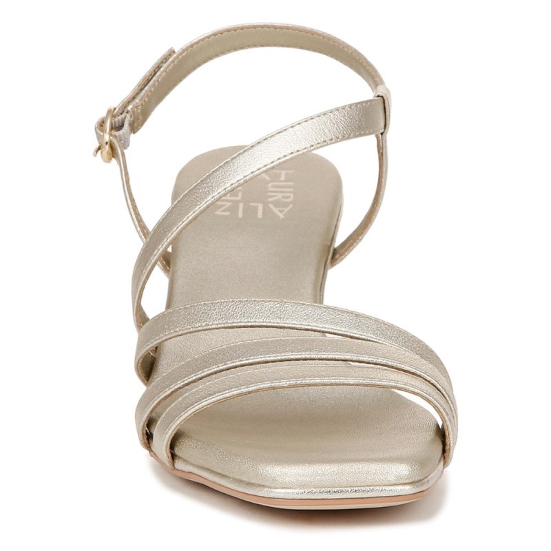 Naturalizer Galaxy Dress Sandal Womens Gold Heeled Sandals PG56-3386Z3