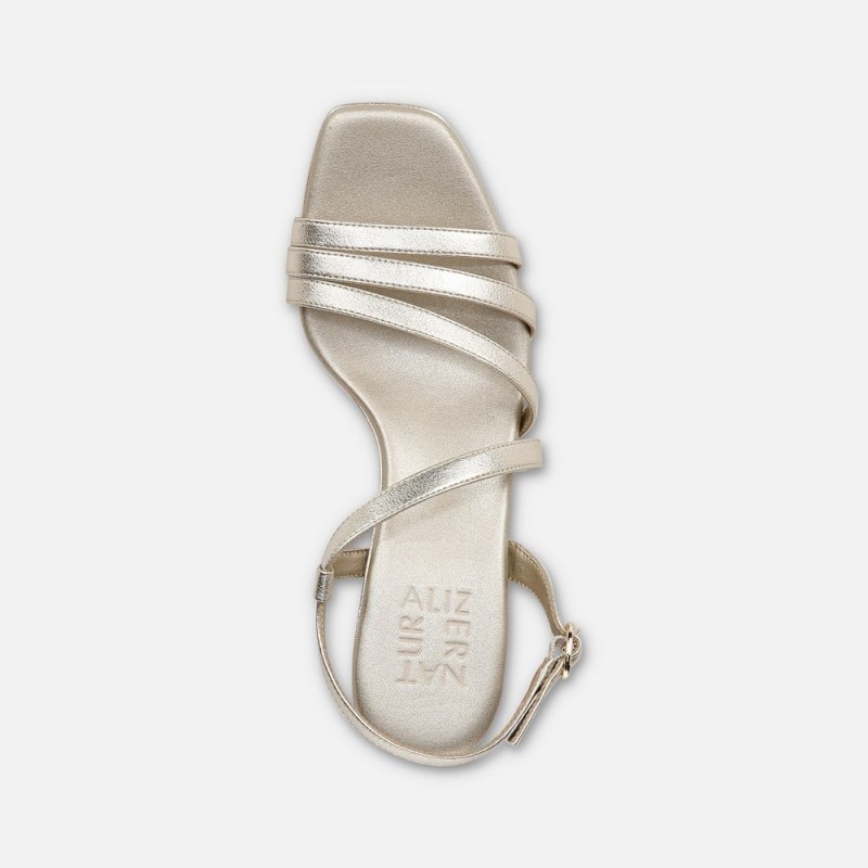 Naturalizer Galaxy Dress Sandal Womens Gold Heeled Sandals PG56-3386Z3