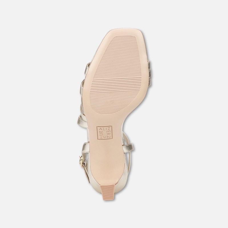Naturalizer Galaxy Dress Sandal Womens Gold Heeled Sandals PG56-3386Z3