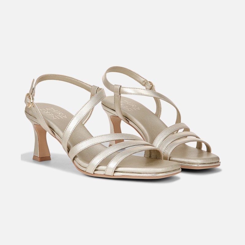 Naturalizer Galaxy Dress Sandal Womens Gold Heeled Sandals PG56-3386Z3