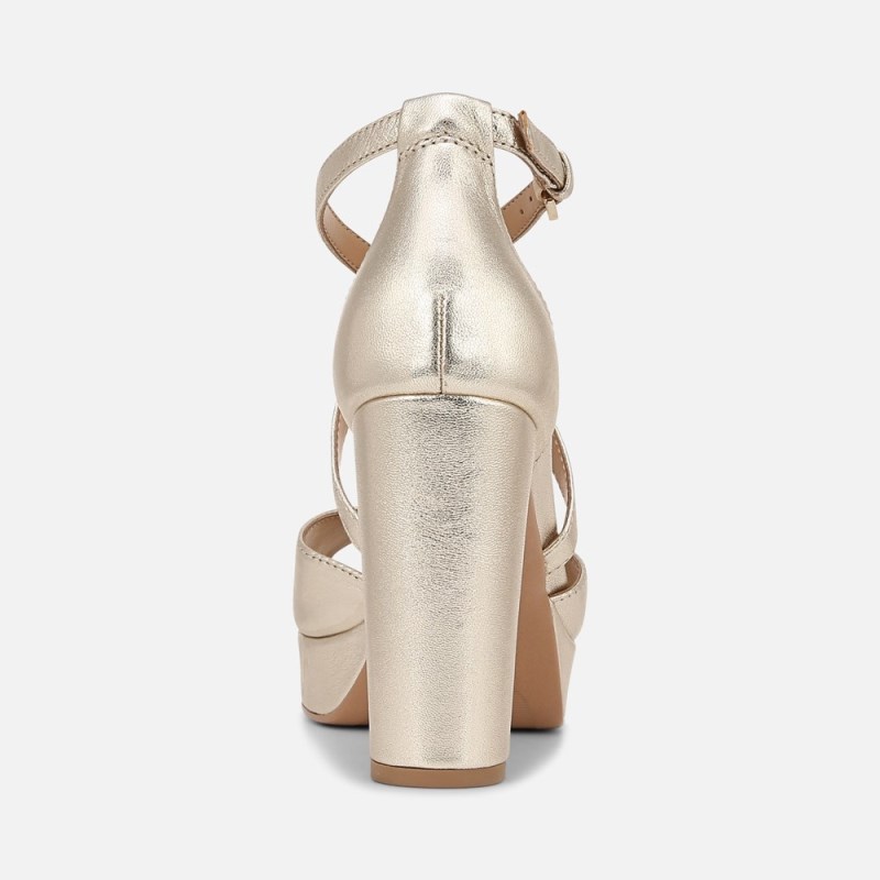 Naturalizer Melody Dress Sandal Womens Gold Heeled Sandals UZ78-6048Q9