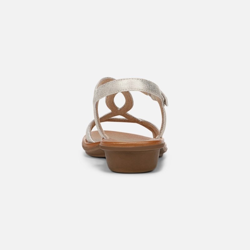 Naturalizer SOUL Solo Sandal Womens Gold Flat Sandals MX67-1397U1