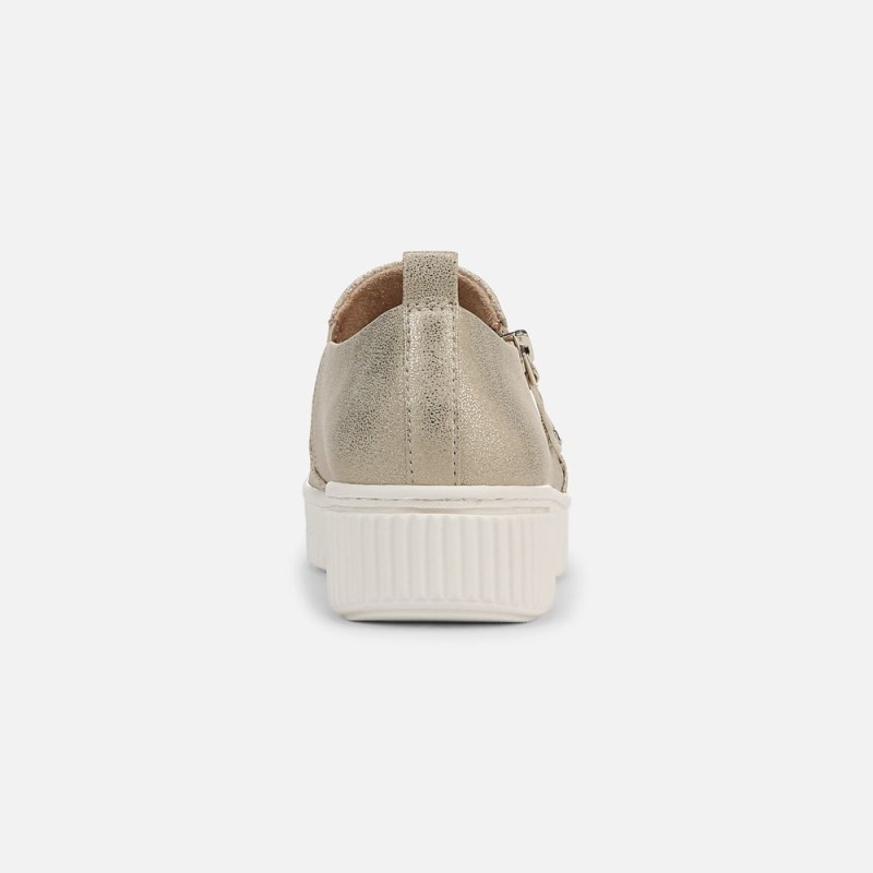 Naturalizer SOUL Turner Slip On Sneaker Womens Gold Slip On Sneakers IZ57-8027Q5