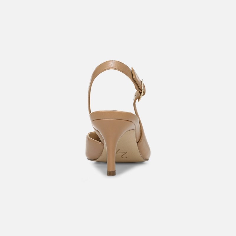 Naturalizer 27 Edit Felicia Slingback Womens Grey Brown Pumps TU58-8278Q4