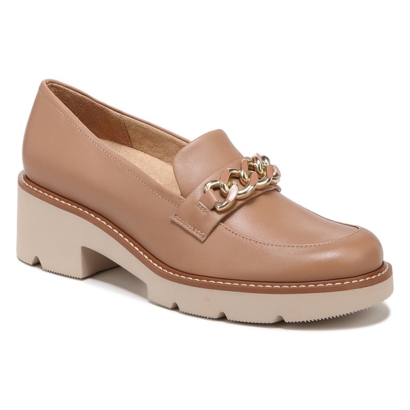 Naturalizer Desi Loafer Womens Grey Brown Loafers PK03-7253Z4