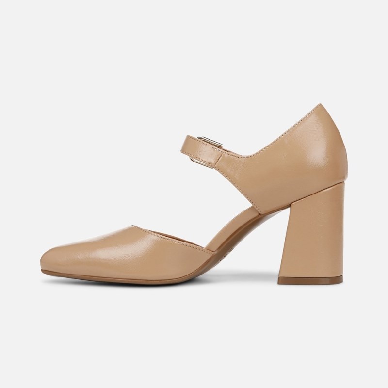 Naturalizer Pixie Mary Jane Womens Grey Brown Pointed Toe PU53-2483L4