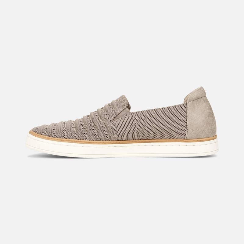 Naturalizer SOUL Kemper Slip On Sneaker Womens Grey Brown Slip On Sneakers KH99-2389C7