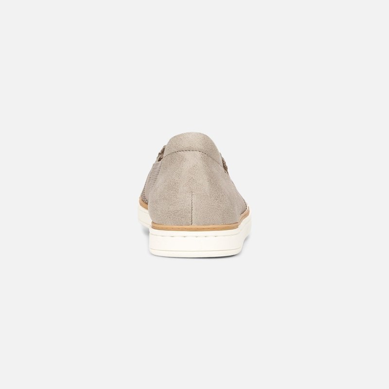 Naturalizer SOUL Kemper Slip On Sneaker Womens Grey Brown Slip On Sneakers KH99-2389C7
