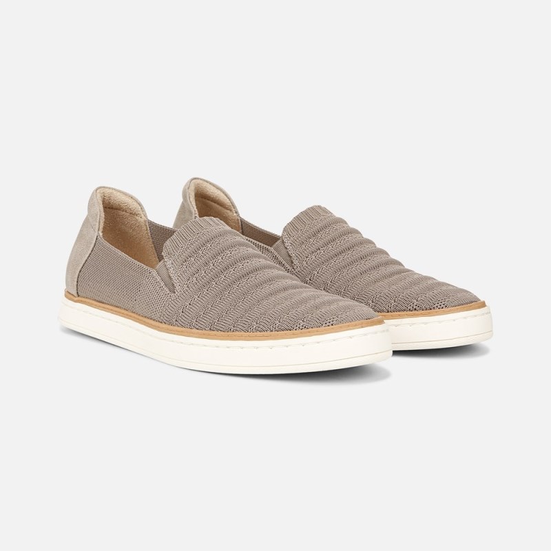 Naturalizer SOUL Kemper Slip On Sneaker Womens Grey Brown Slip On Sneakers KH99-2389C7