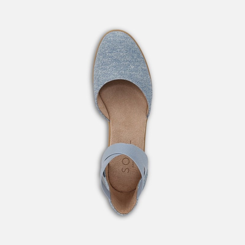 Naturalizer SOUL Intro Flat Womens Light Blue Shoes SS74-2644I7