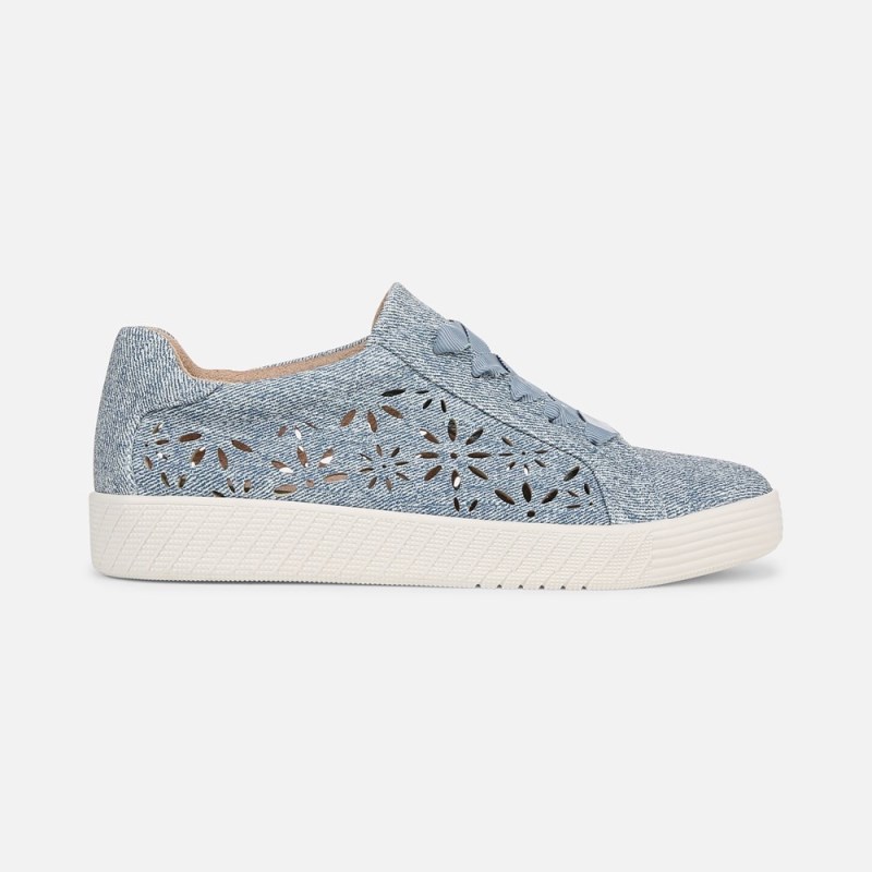 Naturalizer SOUL Neela-Perf Sneaker Womens Light Blue Slip On Sneakers NN61-8701K5
