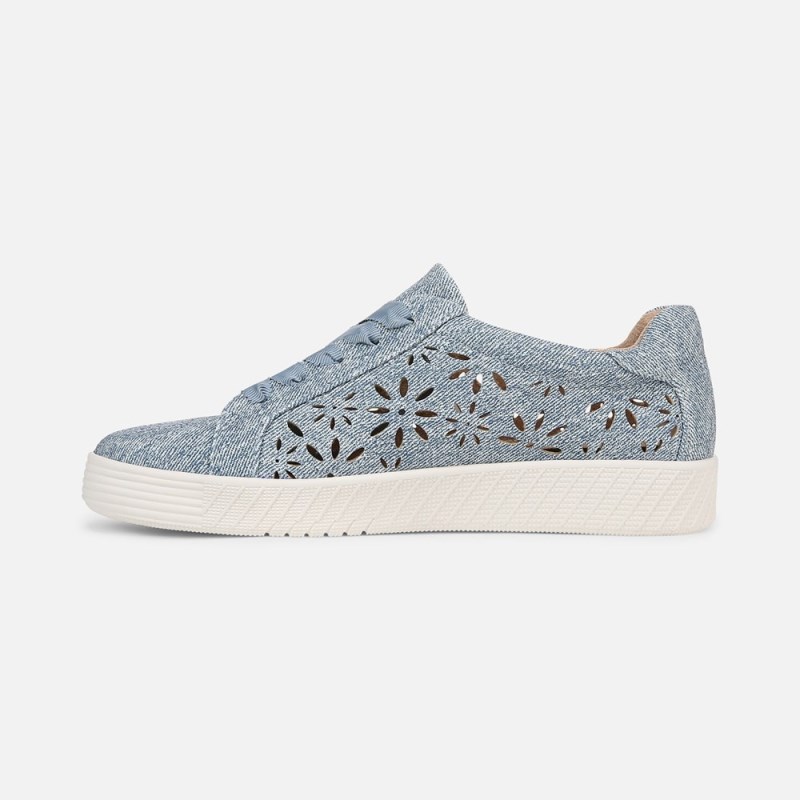 Naturalizer SOUL Neela-Perf Sneaker Womens Light Blue Slip On Sneakers NN61-8701K5