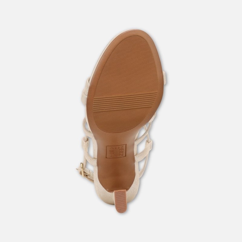Naturalizer Luisa Dress Sandal Womens Light Gold Heeled Sandals FQ28-2088P9