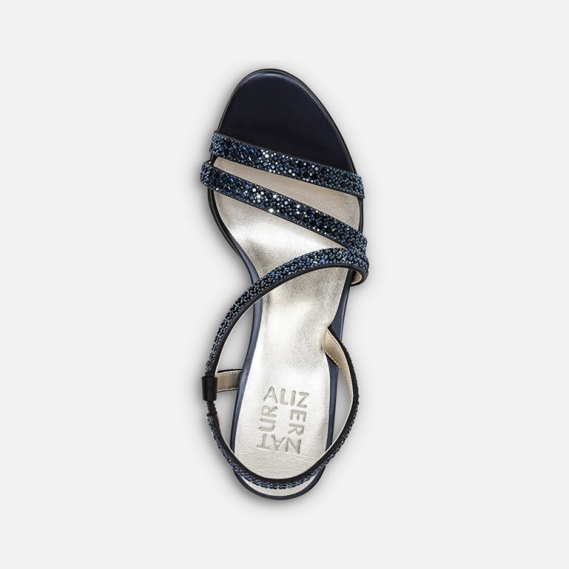 Naturalizer Vanessa 3 Sandal Womens Navy Heeled Sandals UW71-7721G8
