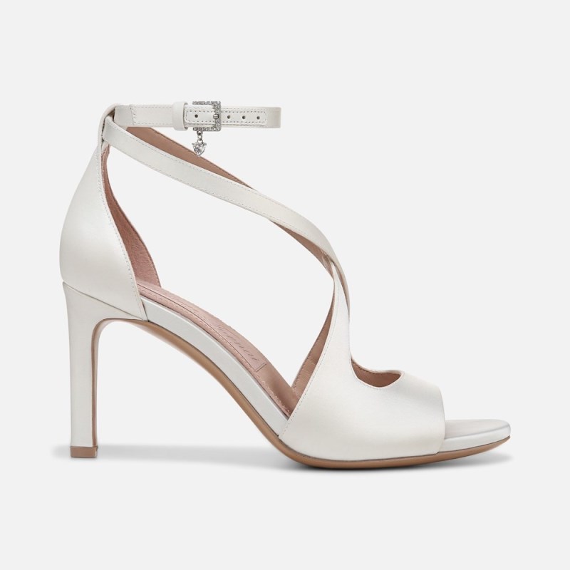 Naturalizer Amor 2 Dress Sandal Womens White Heeled Sandals LU99-5149J7