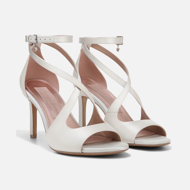 Naturalizer Amor 2 Dress Sandal Womens White Heeled Sandals LU99-5149J7