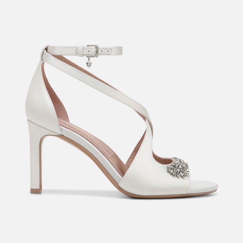 Naturalizer Amor Dress Sandal Womens White Heeled Sandals ZS84-7424V2