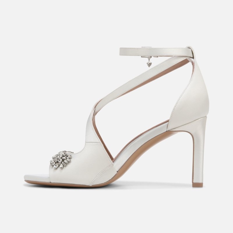Naturalizer Amor Dress Sandal Womens White Heeled Sandals ZS84-7424V2